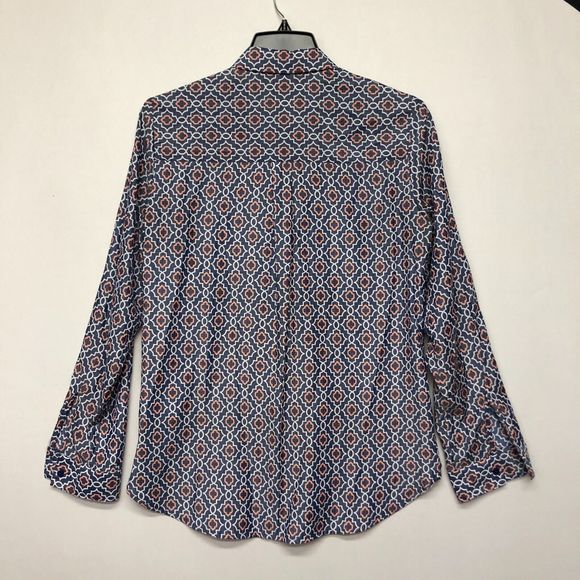 Express Women Long Sleeve Button City Shirt Top Blouse Size Small B233 -27 - Picture 12 of 14